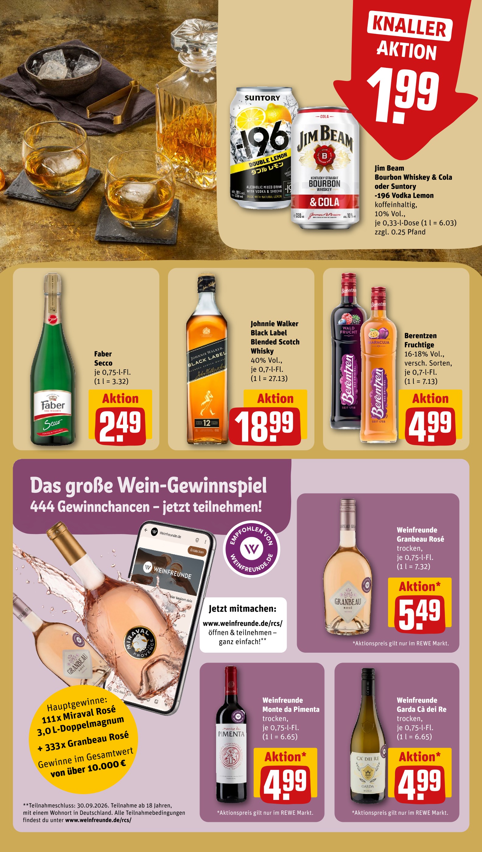 REWE Spirituosen im Prospekt